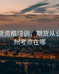 郑州期货资格培训，期货从业考试郑州考点在哪