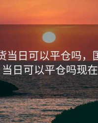 国内期货当日可以平仓吗，国内期货当日可以平仓吗现在