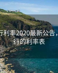 交通银行利率2020最新公告，交通银行的利率表