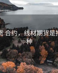 线材期货 合约，线材期货是指什么品种