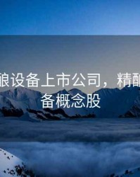 啤酒精酿设备上市公司，精酿啤酒设备概念股