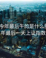 上证A股今年最后牛的是什么股，2020年最后一天上证指数