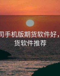 哪家公司手机版期货软件好，手机期货软件推荐