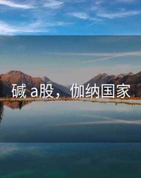 碱 a股，伽纳国家