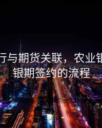 农业银行与期货关联，农业银行期货银期签约的流程