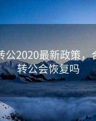 合肥商转公2020最新政策，合肥市商转公会恢复吗