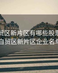 临港自贸区新片区有哪些股票，临港自贸区新片区企业名单