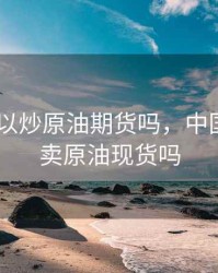 中国 可以炒原油期货吗，中国可以买卖原油现货吗