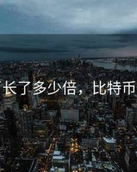 比特币长了多少倍，比特币有多长